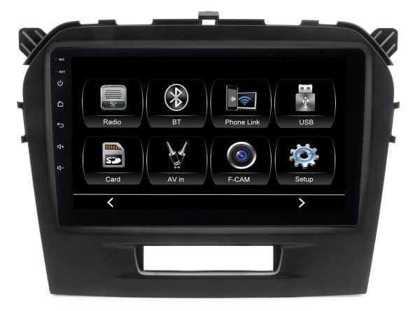 Автомагнитола Suzuki Vitara комп-ция с ориг.камерой з.в.  (CITY Incar ADF-1707c) Bluetooth, 2.5D экран, CarPlay и Android Auto, 9 дюймов