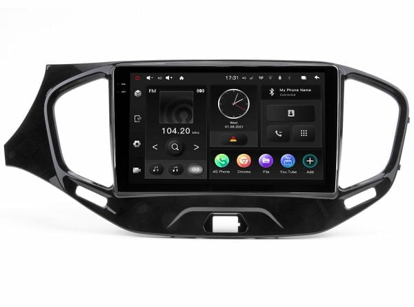 Автомагнитола Lada Vesta комп-ция с ориг.камерой з.в. (MAXIMUM Incar TMX2-6303c-3) Android 10 / 2000x1200, Bluetooth, wi-fi, 4G LTE, DSP, 3-32Gb, размер экрана 9,5
