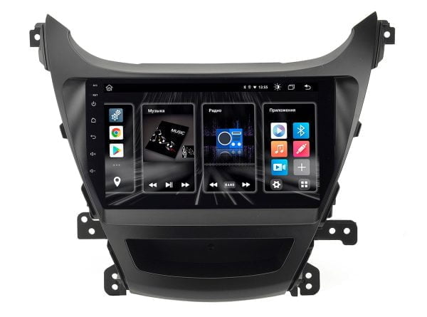 Автомагнитола Hyundai Elantra 14-16 (Optimum Incar DTA4-2418) (Android 10) 9", QLED 1280x720, Bluetooth, Wi-Fi, DSP, память 4Gb, встроенная 64Gb