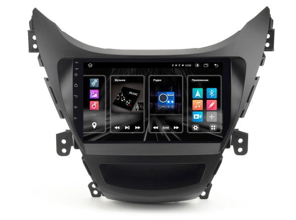 Автомагнитола Hyundai Elantra 11-13 (Optimum Incar DTA4-2417) (Android 10) 9", QLED 1280x720, Bluetooth, Wi-Fi, DSP, память 4Gb, встроенная 64Gb
