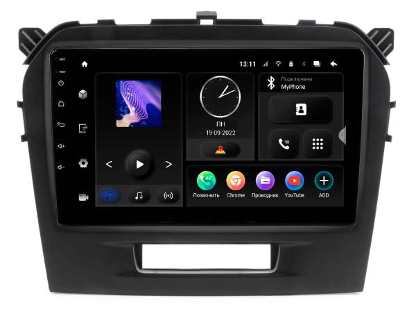 Автомагнитола Suzuki Vitara для комплектации с оригинальной камерой заднего вида (не идёт в комплекте) (Incar TMX-1707c-3 Maximum) Android 10 / Wi-Fi / DSP / 3-32 Gb / 9 дюймов