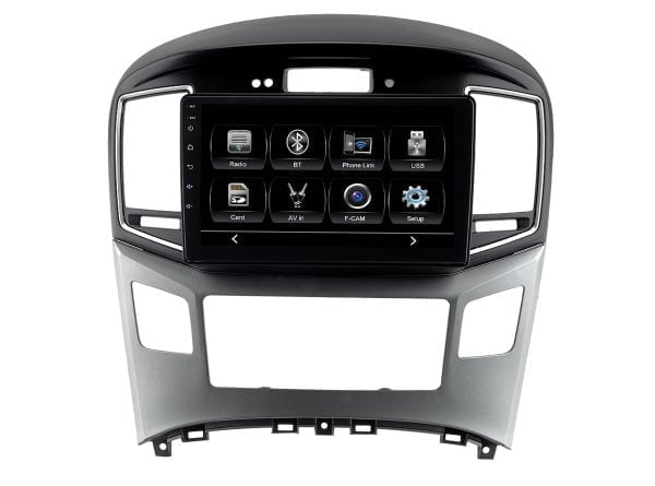 Автомагнитола Hyundai H1 16+ отверстие под часы (CITY Incar ADF-2423) Bluetooth, 2.5D экран, CarPlay и Android Auto, 9 дюймов
