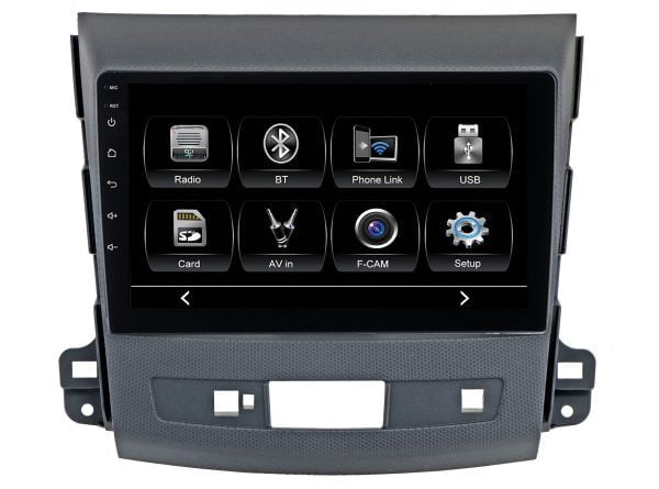 Автомагнитола Mitsubishi Outlander 06-12 (CITY Incar ADF-6105) Bluetooth, 2.5D экран, CarPlay и Android Auto, 9 дюймов