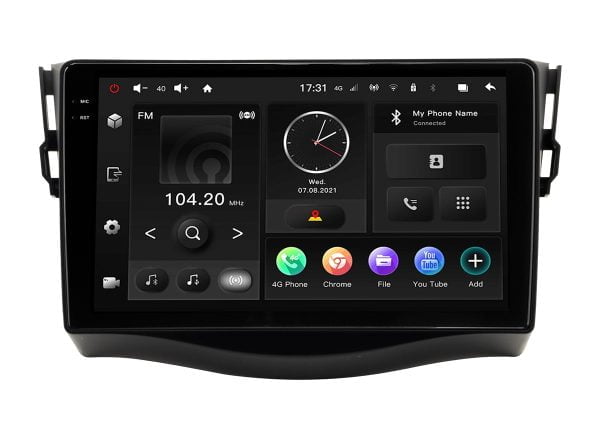 Автомагнитола Toyota RAV4 06-12 (MAXIMUM Incar TMX2-2223-6) Android 10 / 2000x1200, Bluetooth, wi-fi, 4G LTE, DSP, 6-128Gb, размер экрана 9,5