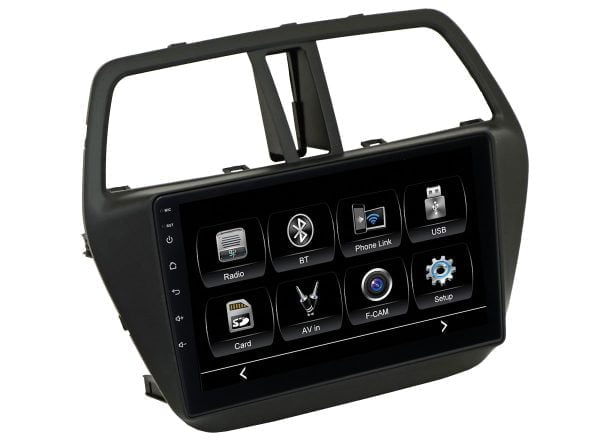 Автомагнитола Suzuki SX4 13+ комп-ция с ориг.камерой з.в.  (CITY Incar ADF-0702c) Bluetooth, 2.5D экран, CarPlay и Android Auto, 9 дюймов