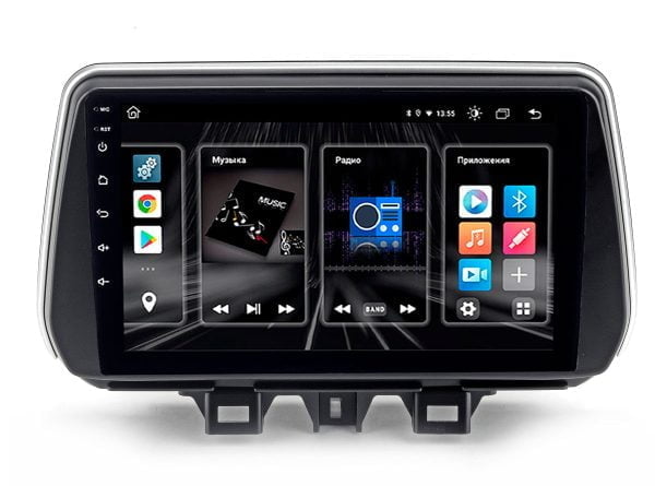 Автомагнитола Hyundai Tucson 18-20 (Optimum Incar DTA4-2442) (Android 10) 10", QLED 1280x720, Bluetooth, Wi-Fi, DSP, память 4Gb, встроенная 64Gb