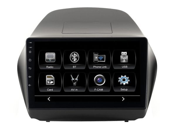 Автомагнитола Hyundai ix35 10-18 с ориг.кам.з.в. без нави (CITY Incar ADF-2403c) Bluetooth, 2.5D экран, CarPlay и Android Auto, 10 дюймов