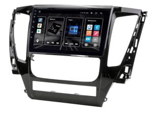 Автомагнитола Mitsubishi Pajero Sport 2015-2021 (Автоматическая КПП) (Auto AC) Optimum Incar DTA4-6106 (Android 10) 9" / 1280x720 / Bluetooth / Wi-Fi / DSP / память 4Gb / встроенная 64Gb