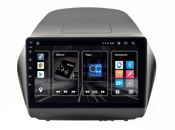 Автомагнитола Hyundai ix35 10-18 для комплектации с камерой заднего вида без навигации Optimum Incar DTA4-2403с (Android 10) 10" / 1280x720 / Bluetooth / Wi-Fi / DSP /  память 4Gb / встроенная 64Gb