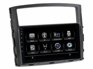 Автомагнитола Mitsubishi Pajero-4 (CITY Incar ADF-6104) Bluetooth, 2.5D экран, CarPlay и Android Auto, 9 дюймов