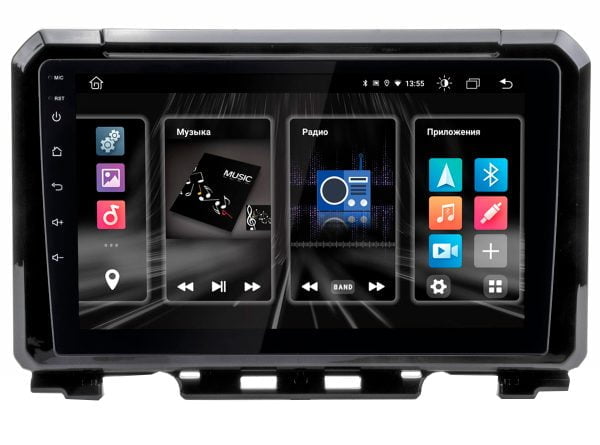 Автомагнитола Suzuki Jimny 19+ Optimum Incar DTA4-1701 (Android 10) 9" / 1280x720 / Bluetooth / Wi-Fi / DSP /  память 4Gb / встроенная 64Gb
