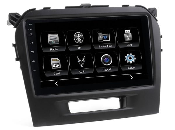 Автомагнитола Suzuki Vitara  (CITY Incar ADF-1707) Bluetooth, 2.5D экран, CarPlay и Android Auto, 9 дюймов