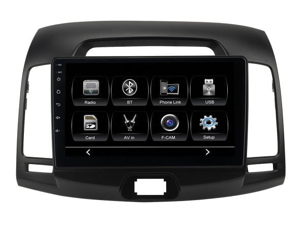 Автомагнитола Hyundai Elantra 07-10 (CITY Incar ADF-2416) Bluetooth, 2.5D экран, CarPlay и Android Auto, 9 дюймов