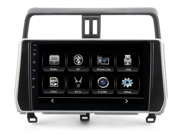 Автомагнитола Toyota LC Prado 150 21+ комплектация автомобиля без магнитолы (CITY Incar ADF-2215n) Bluetooth, 2.5D экран, CarPlay и Android Auto, 10 дюймов