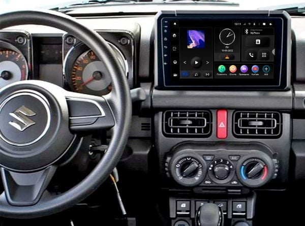 Автомагнитола Suzuki Jimny 19+ для комплектации с оригинальной камерой заднего вида (не идёт в комплекте) (Incar TMX-1701c-3 Maximum) Android 10 / Wi-Fi / DSP / 3-32 Gb / 9 дюймов