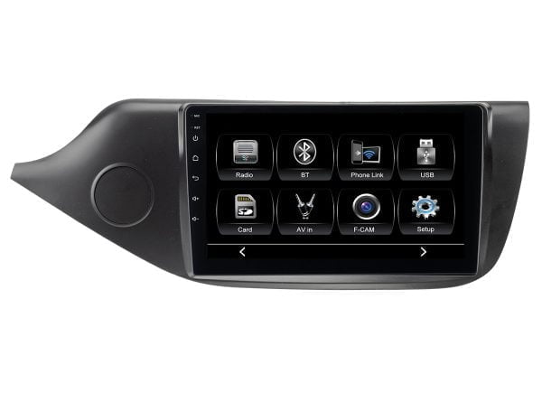 Автомагнитола KIA Ceed 12-18 поддержка оригинальной камеры заднего вида (не идёт в комплекте)  (CITY Incar ADF-1806c) Bluetooth, 2.5D экран, CarPlay и Android Auto, 9 дюймов