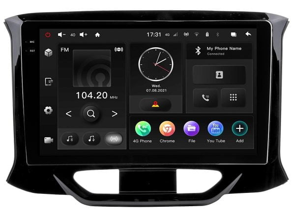 Автомагнитола Lada XRay комп-ция с ориг.камерой з.в. (MAXIMUM Incar TMX2-6304c-3) Android 10 / 2000x1200, Bluetooth, wi-fi, 4G LTE, DSP, 3-32Gb, размер экрана 9,5