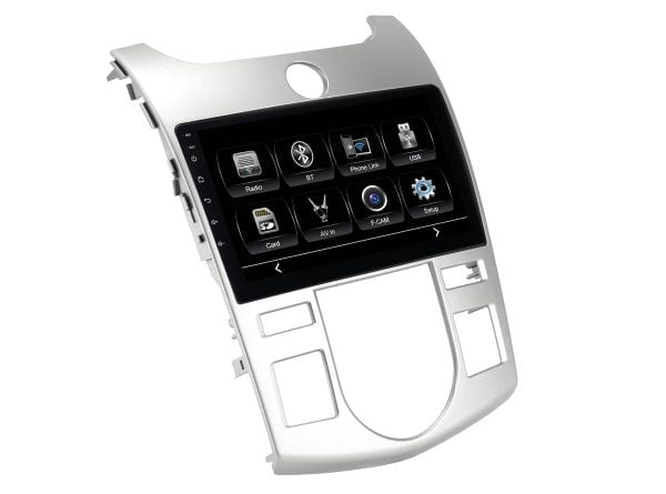 Автомагнитола KIA Cerato 09-12 для комплектации автомобиля с климатом  (CITY Incar ADF-1833) Bluetooth, 2.5D экран, CarPlay и Android Auto, 9 дюймов