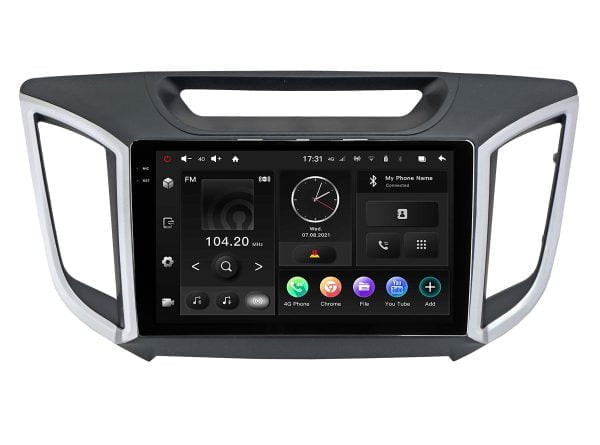 Автомагнитола Hyundai Creta 20-21 комп-ция с ориг.камерой з.в. (MAXIMUM Incar TMX2-2411c-3) Android 10 / 2000x1200, Bluetooth, wi-fi, 4G LTE, DSP, 3-32Gb, размер экрана 9,5