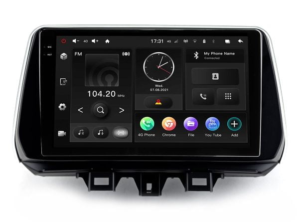 Автомагнитола Hyundai Tucson 18-20 (MAXIMUM Incar TMX2-2442-6) Android 10 / 2000x1200, Bluetooth, wi-fi, 4G LTE, DSP, 6-128Gb, размер экрана 9,5