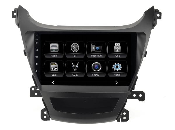 Автомагнитола Hyundai Elantra 14-16 (CITY Incar ADF-2418) Bluetooth, 2.5D экран, CarPlay и Android Auto, 9 дюймов