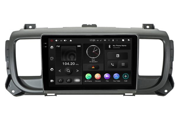 Автомагнитола Peugeot Expert, Traveller 17+ без магн. (MAXIMUM Incar TMX2-2303n-6) Android 10 / 2000x1200, Bluetooth, wi-fi, 4G LTE, DSP, 6-128Gb, размер экрана 9,5