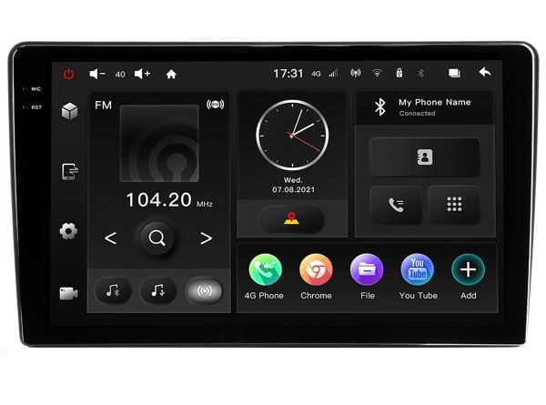 Автомагнитола Lada Granta 11-18 (MAXIMUM Incar TMX2-6301-3) Android 10 / 2000x1200, Bluetooth, wi-fi, 4G LTE, DSP, 3-32Gb, размер экрана 9,5