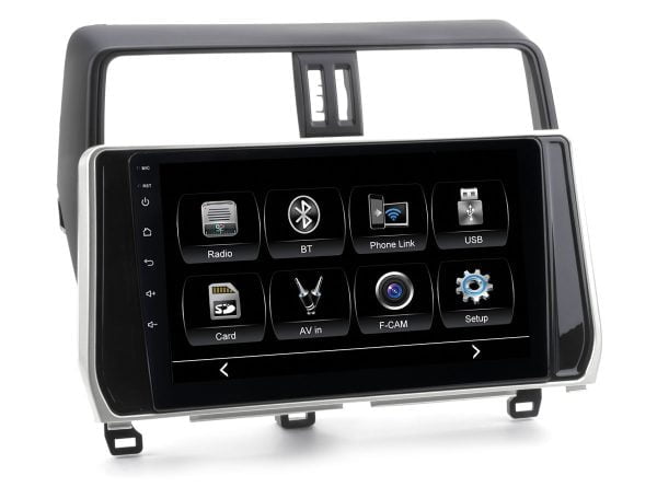 Автомагнитола Toyota LC Prado 150 21+ комплектация автомобиля без магнитолы (CITY Incar ADF-2215n) Bluetooth, 2.5D экран, CarPlay и Android Auto, 10 дюймов