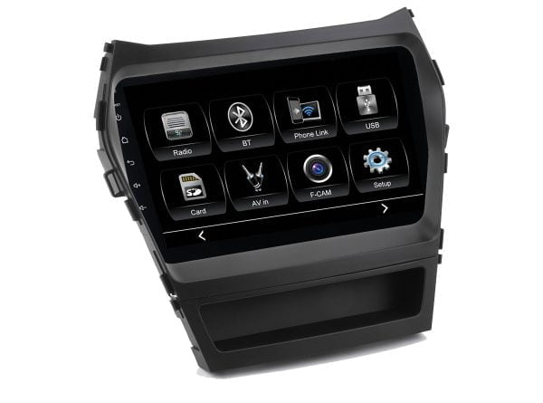 Автомагнитола Hyundai Santa Fe 13-18 (CITY Incar ADF-2409) Bluetooth, 2.5D экран, CarPlay и Android Auto, 9 дюймов