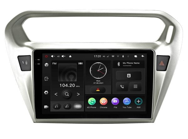 Автомагнитола Peugeot 301 12-16, Citroen C-Elysee 12-16 (MAXIMUM Incar TMX2-2301-3) Android 10 / 2000x1200, Bluetooth, wi-fi, 4G LTE, DSP, 3-32Gb, размер экрана 9,5